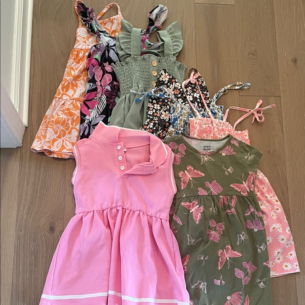 Colorful Girls' Dresses Set